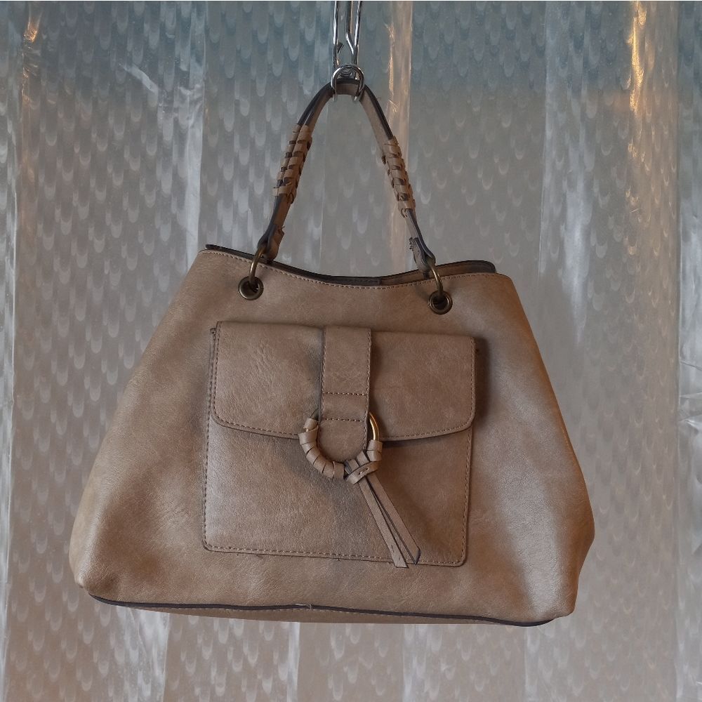 Maurices Wrap Ring Stitch Satchel Bag